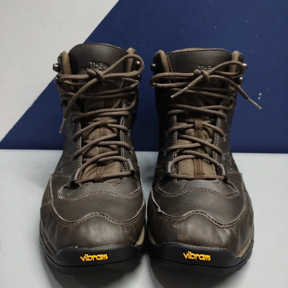 The North Face Storm Mid Waterproof Work Boots Men 11 Brown Insulated TC3W632207